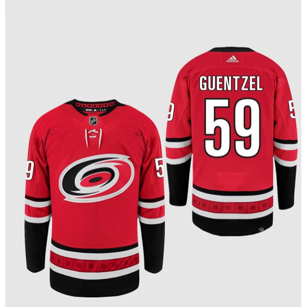 Carolina Hurricanes #59 Jake Guentzel Red Stitched Jersey