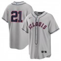 St. Louis Cardinals #21 Lars Nootbaar Gray 2024 Rickwood Classic Stitched Jersey