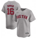Boston Red Sox #16 Jarren Duran Gray 2024 Away Limited Stitched Jersey