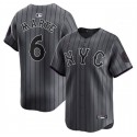 New York Mets #6 Starling Marte Graphite 2024 City Connect Limited Stitched Jersey