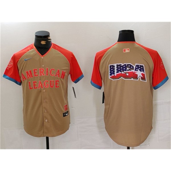 American League Cream 2024 All-Star Big Logo Limited Stitched Jersey