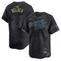 Tampa Bay Rays #21 Jonny DeLuca Charcoal 2024 City Connect Limited Stitched Jersey