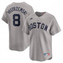 Boston Red Sox #8 Carl Yastrzemski Gray Cooperstown Collection Limited Stitched Jersey