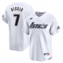Houston Astros #7 Craig Biggio Cream Cooperstown Collection Limited Stitched Jersey