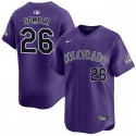 Colorado Rockies #26 Austin Gomber Purple Limited Stitched Jersey
