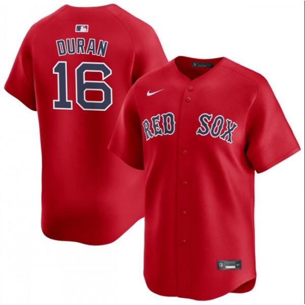 Boston Red Sox #16 Jarren Duran Red 2024 Alternate Limited Stitched Jersey