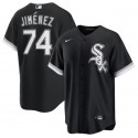 Chicago White Sox #74 Eloy Jimenez Black 2024 Alternate Stitched Jersey