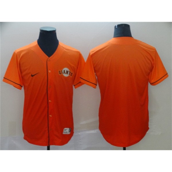 San Francisco Giants Blank Orange Fade Stitched Jersey
