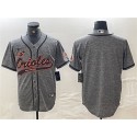 Baltimore Orioles Blank Gray Cool Base Stitched Jersey