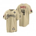 Arizona Diamondbacks #4 Ketel Marte Gold City Connect Cool Base Stitched Jersey