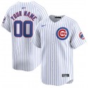 Chicago Cubs Custom White 2024 Home Limited Stitched Jersey