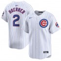 Chicago Cubs #2 Nico Hoerner White 2024 Home Limited Stitched Jersey