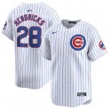 Chicago Cubs #28 Kyle Hendricks White 2024 Home Limited Stitched Jersey