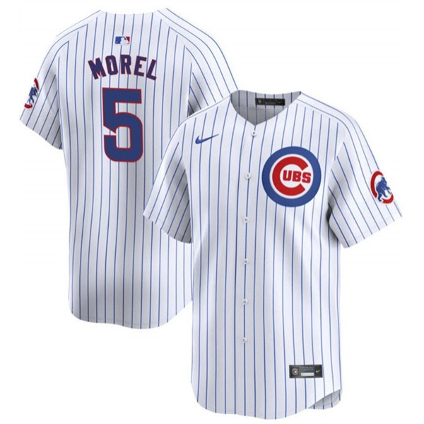 Chicago Cubs #5 Christopher Morel White 2024 Home Limited Stitched Jersey