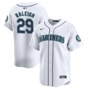 Seattle Mariners #29 Cal Raleigh White 2024 Home Limited Stitched Jersey