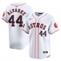 Houston Astros #44 Yordan Alvarez White 2024 World Tour Mexico City Series Home Limited Stitched Jersey