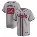 Atlanta Braves #23 Michael Harris II Gray 2024 Away Limited Stitched Jersey