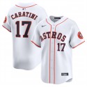Houston Astros #17 Victor Caratini White 2024 Home Limited Stitched Jersey