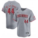 Cincinnati Reds #44 Elly De La Cruz Gray Away Limited Stitched Jersey