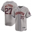 Houston Astros #27 Jose Altuve Gray 2024 Away Limited Stitched Jersey
