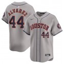 Houston Astros #44 Yordan Alvarez Gray 2024 Away Limited Stitched Jersey
