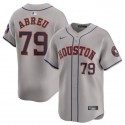 Houston Astros #79 Jose Abreu Gray 2024 Away Limited Stitched Jersey