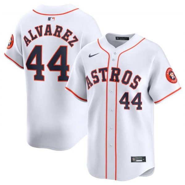 Houston Astros #44 Yordan Alvarez White 2024 Home Limited Stitched Jersey