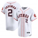 Houston Astros #2 Alex Bregman White 2024 Home Limited Stitched Jersey