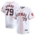 Houston Astros #79 Jose Abreu White 2024 Home Limited Stitched Jersey