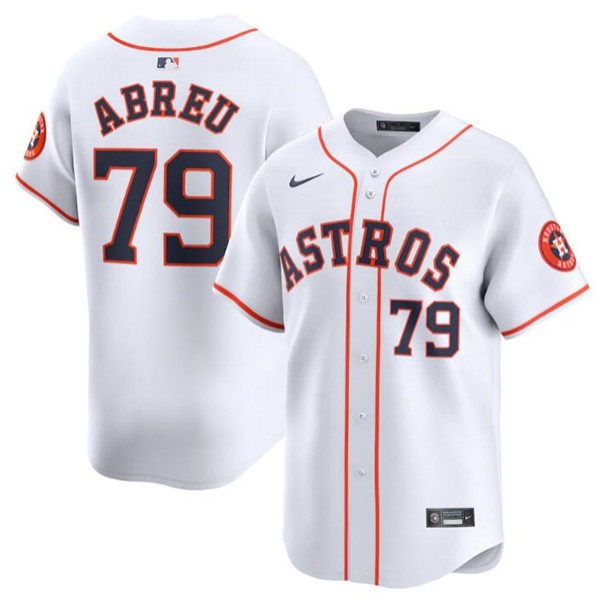 Houston Astros #79 Jose Abreu White 2024 Home Limited Stitched Jersey