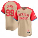 American League #99 Aaron Judge Cream 2024 All-Star Limited Stitched Jersey