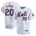 New York Mets #20 Pete Alonso White 2024 Home Limited Stitched Jersey
