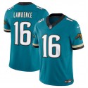 Jacksonville Jaguars #16 Trevor Lawrence Teal 2024 F.U.S.E. Prowler Throwback Vapor Limited Stitched Jersey