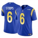 Los Angeles Rams #6 Drake Stoops Blue 2024 Draft F.U.S.E. Vapor Untouchable Stitched Jersey