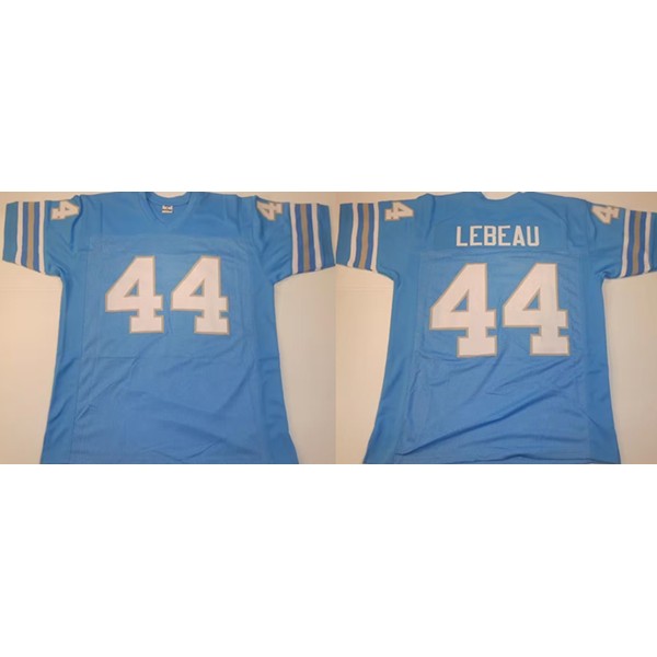 Detroit Lions #44 Dick Lebeau Blue Stitched Jersey