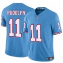 Tennessee Titans #11 Mason Rudolph Blue 2024 F.U.S.E. Throwback Vapor Limited Stitched Jersey