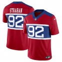 New York Giants #92 Michael Strahan Century Red Alternate Vapor F.U.S.E. Limited Stitched Jersey