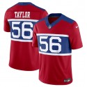 New York Giants #56 Lawrence Taylor Century Red Alternate Vapor F.U.S.E. Limited Stitched Jersey
