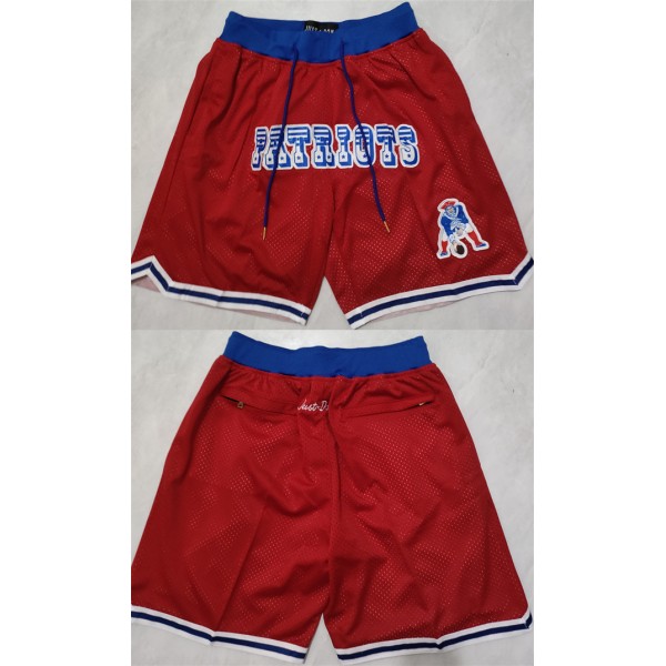 New England Patriots Red Shorts