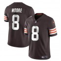 Cleveland Browns #8 Elijah Moore Brown Vapor Limited Stitched Jersey