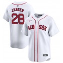 Boston Red Sox #28 Danny Jansen White 2024 Home Limited Stitched Jersey