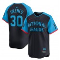 National League #30 Paul Skenes Navy 2024 All-Star Limited Stitched Jersey