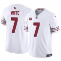 Arizona Cardinals #7 Kyzir White White 2024 F.U.S.E. With 2-Star C Patch Vapor Untouchable Limited Stitched Jersey