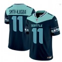Seattle Seahawks #11 Jaxon Smith-Njigba Navy Blue F.U.S.E. 'Seattle City' Vapor Limited Stitched Jersey