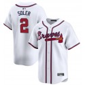 Atlanta Braves #2 Jorge Soler White 2024 Home Limited Stitched Jersey