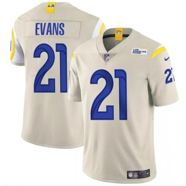 Los Angeles Rams #21 Zach Evans Bone 2024 Vapor Untouchable Stitched Jersey