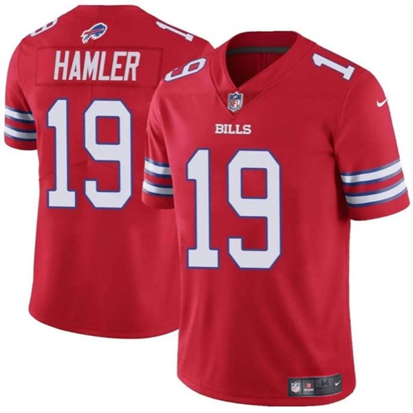 Buffalo Bills #19 KJ Hamler Red 2024 Vapor Untouchable Limited Stitched Jersey