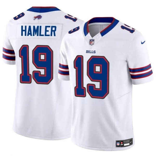 Buffalo Bills #19 KJ Hamler White 2024 F.U.S.E. Vapor Untouchable Limited Stitched Jersey
