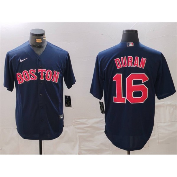 Boston Red Sox #16 Jarren Duran Navy Stitched Jersey