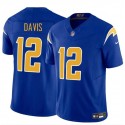 Los Angeles Chargers #12 Derius Davis Royal 2024 F.U.S.E. Vapor Limited Stitched Jersey
